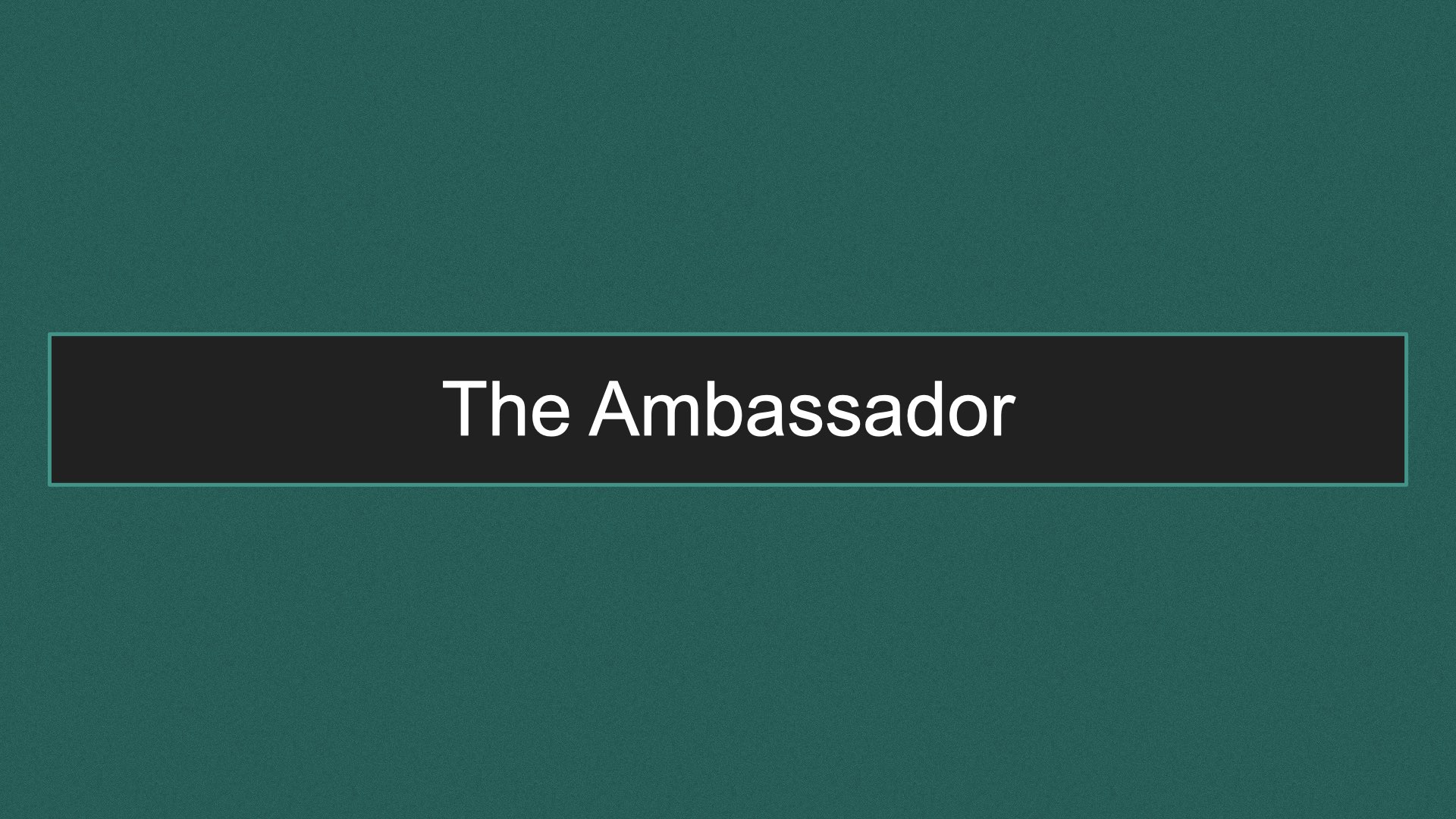 The Ambassador episode artwork