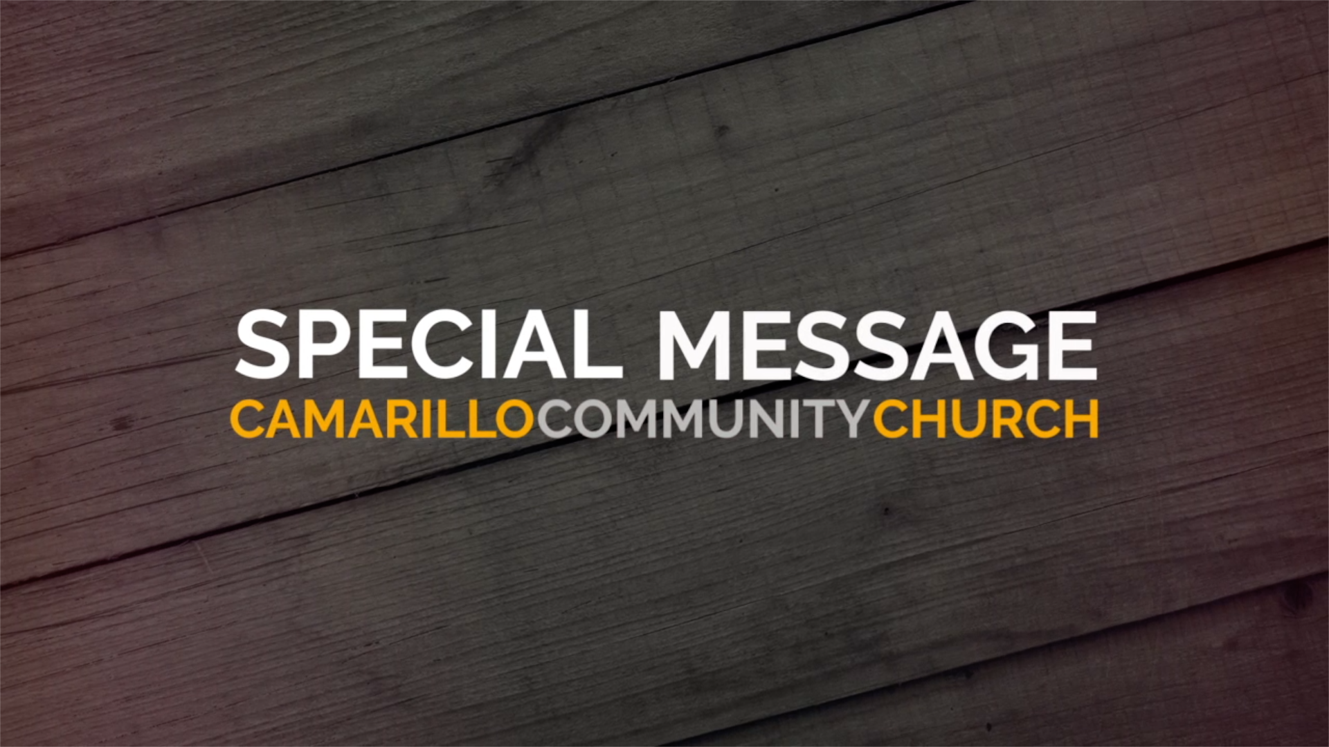 Camarillo Community Church Sermons